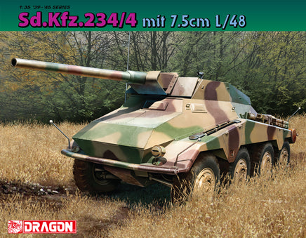 1/35 Dragon Model Sd.Kfz. 234/4 mit 7.5cm L/48 '39-'45 Series 6814