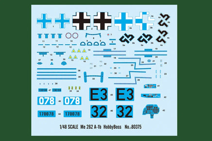1/48 Hobby Boss Messerschmitt Me 262 A-1b 80375