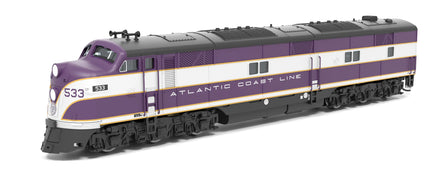 N Broadway Ltd EMD E7A ACL 536 Purple & Silver, Paragon4 Sound/DC/DCC 8761