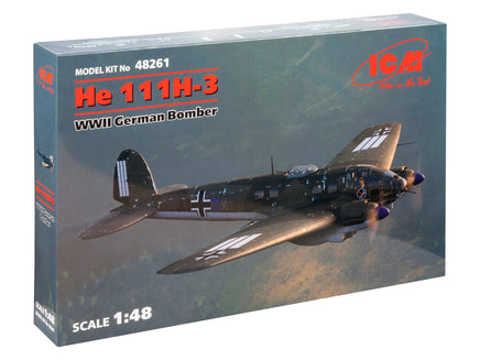 1/48 ICM He 111H-3 WWII German Bomber 48261