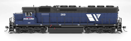 HO Broadway Ltd EMD SD45 MRL 368 Blue w/ "W" Logo (2000-2015) Paragon4 Sound/DC/DCC 9816