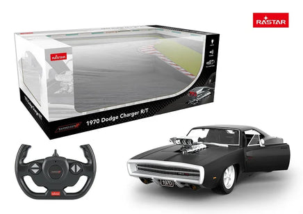 1/16 Rastar Exotic R/C Dodge Charger R/T with Engine Version - Black 99010B