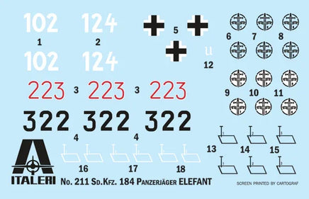 1/35 Italeri Elefant Sd. Kfz.184 Panzerjager Tiger (P) 0211
