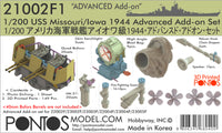 1/200 Pontos Model USS Missouri/Iowa 1944 Advanced Add-On Set 21002F1
