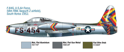1/72 Italeri F-84 E/G Thunderjet 1321