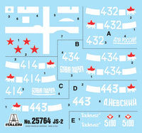 1/56 Italeri JS2 Stalin 25764