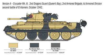 1/35 Italeri Crusader Mk. III with British Crew 6592