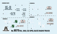 1/35 Italeri Opel Blitz Radio Truck 6575 - MPM Hobbies