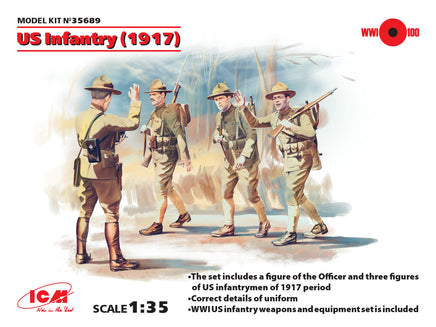 1/35 ICM US Infantry (1917) 35689