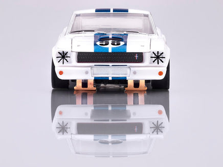 AFX Mustang FT350R – 1965 White/Blue Miles 22125