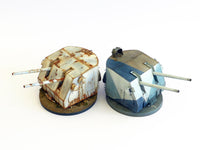 1/35 Pig Models USN 5/38 Twin Gun Mount Turret Plastic Model Kit 35-001