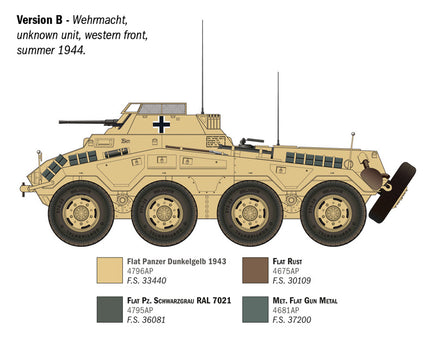 1/35 Italeri Sd. Kfz. 234/1 6757