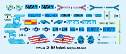 1/72 Hobby Boss SH-60B Seahawk 87231 - MPM Hobbies