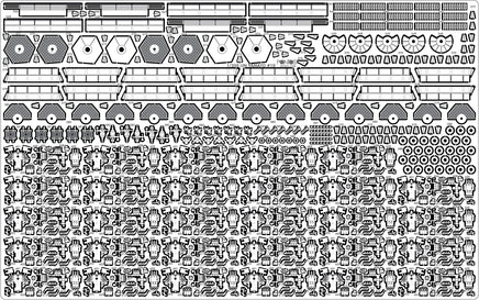1/350 Pontos Model IJN Yamato (New Tool) Detail Up Set "Advanced" 37003F1