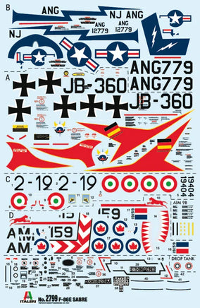 1/48 Italeri F-86E Sabre 2799 - MPM Hobbies