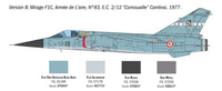 1/48 Italeri Mirage F1 C/CR 2839