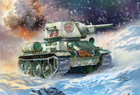 1:Egg Tiger Model Soviet Union WW2 T-34/76mm Medium Tank Cute Tank Kit Series / Q Version 504