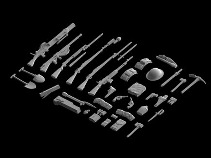 1/35 ICM WWI US Infantry Weapon and Equipment 35688