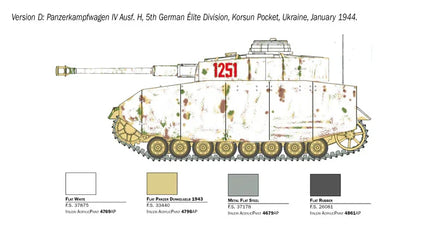1/35 Italeri Pz. Kpfw. IV Ausf. H 6578