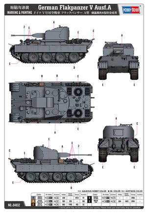 1/48 Hobby Boss German Flakpanzer V Ausf.A 84832