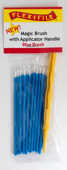 Alpha Abrasives Blue Magic Brush with Applicator Handle - M933001 - MPM Hobbies