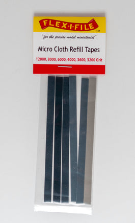 Alpha Abrasives 1/Grit Micro Refill Cloth Abrasive Tapes Assorted - #3211