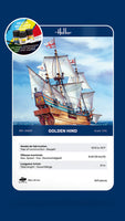 1/96 Heller Golden Hind STARTER KIT