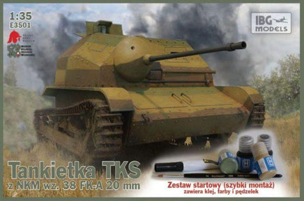 1/35 IBG Model Model TKS Tankette with 20mm Gun E3501