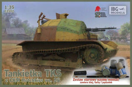 1/72 IBG Model Model TKS Tankette with MGQiuck T Paints,Brush E3502