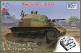 1/72 IBG Model Model TKS Tankette with MG Quick Tracks E3504