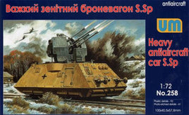 1/72 Uni Model Heavy Antiaircraft car S.Sp 258