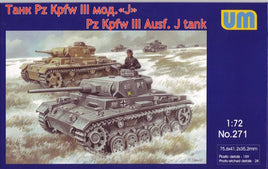 1/72 Uni Model Tank PanzerIII Ausf J 271