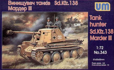 1/72 Uni Model MarderIII Sd. 138 343