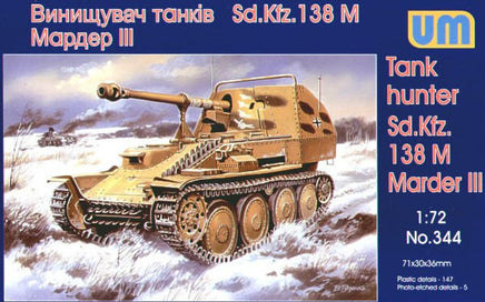 1/72 Uni Model MarderIII Sd. 138M 344