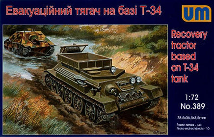 1/72 Uni Model Recovery Tractor Based on T-34 Tank 389