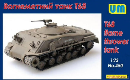 1/72 Uni Model T68 Flame Thrower Tank 450