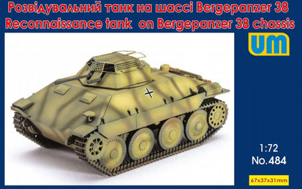 1/72 Uni Model Reconnaissance Tank on Bergepanzerwagen 38 Chassis 484