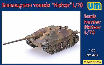 1/72 Uni Model Tank Hunter Hetzer L/70 487