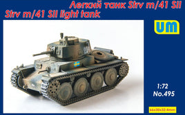 1/72 Uni Model Strv m/41 SII Shwedish Tank 495