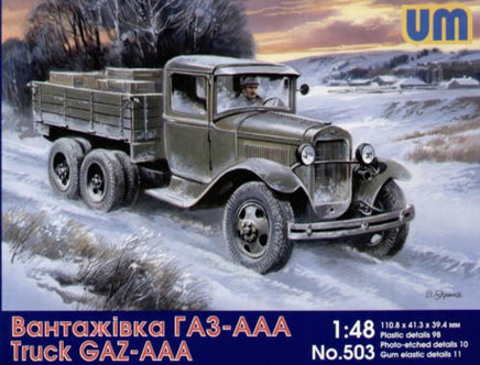 1/48 Uni Model Soviet Truck GAZ-AAA 503
