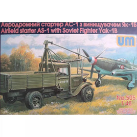1/48 Uni Model Airfield Starter AS-1 & Soviet Fighter Yak-1B 505