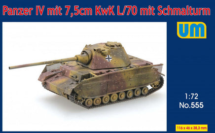 1/72 Uni Model Panzer IV mit 7.5 cm KwK L/70 mit Schmalturn 555