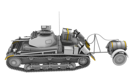 1/35 IBG Model Pz.Kpfw. II Ausf. b - German Light Tank with Fuel Trailer 35080