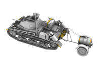 1/35 IBG Model Pz.Kpfw. II Ausf. b - German Light Tank with Fuel Trailer 35080