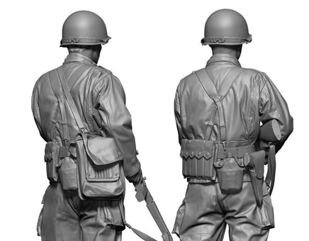 1/35 H3 Models WWII US Ranger Set 3D Printed Figure 35066