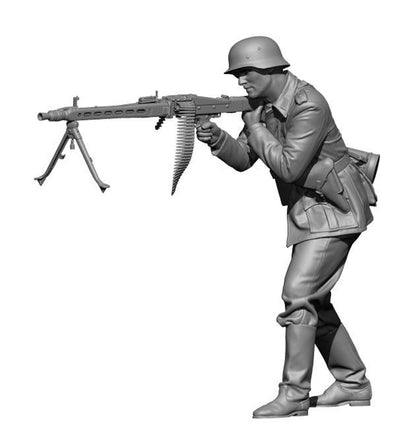 1/35 H3 Models WWII German Gunner 3D Printed Figure 35085