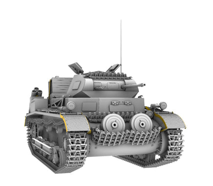 1/35 IBG Model Pz.Kpfw. II Ausf. b - German Light Tank with Fuel Trailer 35080