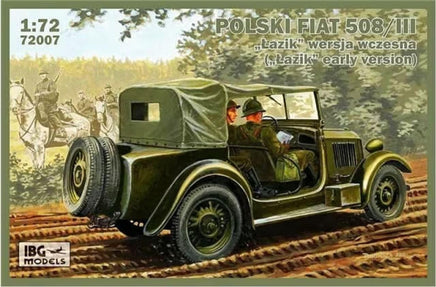 1/72 IBG Model Polski Fiat 508/III Lazik wersja wczesna (Lazik early version) 72007