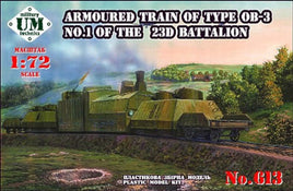 1/72 Uni Model Armored Train #1 of Type OB-3 of the 23rd Battalion 613