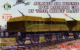 1/72 Uni Model Armored Anti-Aircraft Mount Built by 'Steel bridge' Factory 616